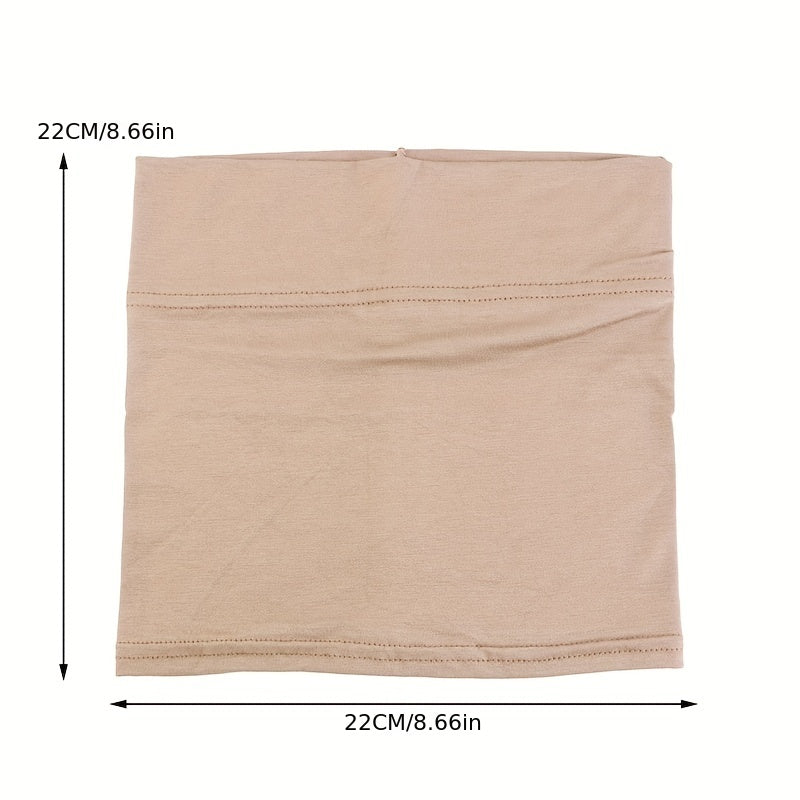 2pcs Soft Elastic Inner Cap Lightweight Head Wrap Soft Underscarf Beanie Cap