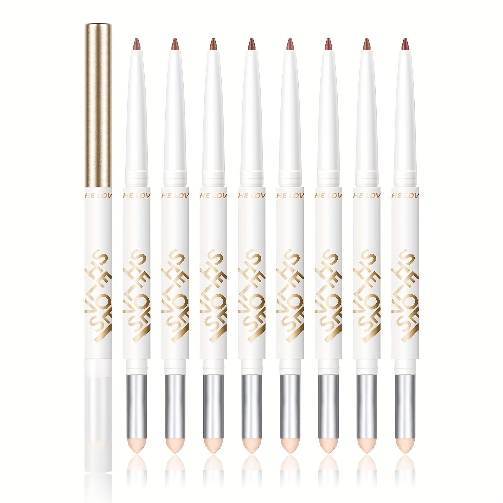 Matte Lip Liner Pencil, Waterproof Contouring Lip Pen