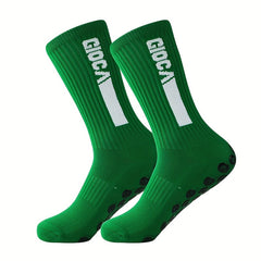 Colorful Letter Anti Skid Silicone Football Socks Men Women
