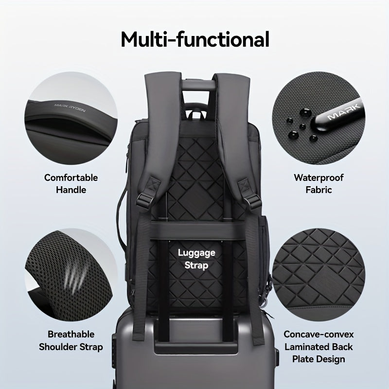 Men's 3-in-1 Business Travel Backpack Briefcase
