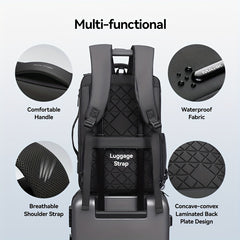 Men's 3-in-1 Business Travel Backpack Briefcase