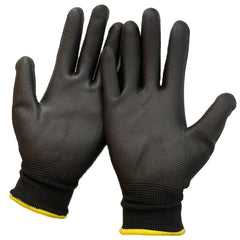 12pairs Nylon PU Full Palm Coated Work Gloves Picking Gardening