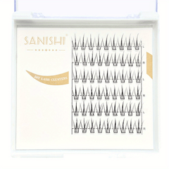 DIY 5-14mm Eyelash Clusters Reusable Faux Mink Cat Eye False Eyelashes