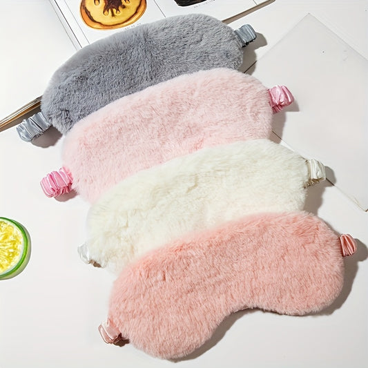 Plush Eye Mask Breathable Sleeping Aid