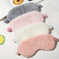 Plush Eye Mask Breathable Sleeping Aid