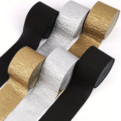 6 Rolls Crinkle Paper Ribbon 149 96 Meter Value Pack - Silver