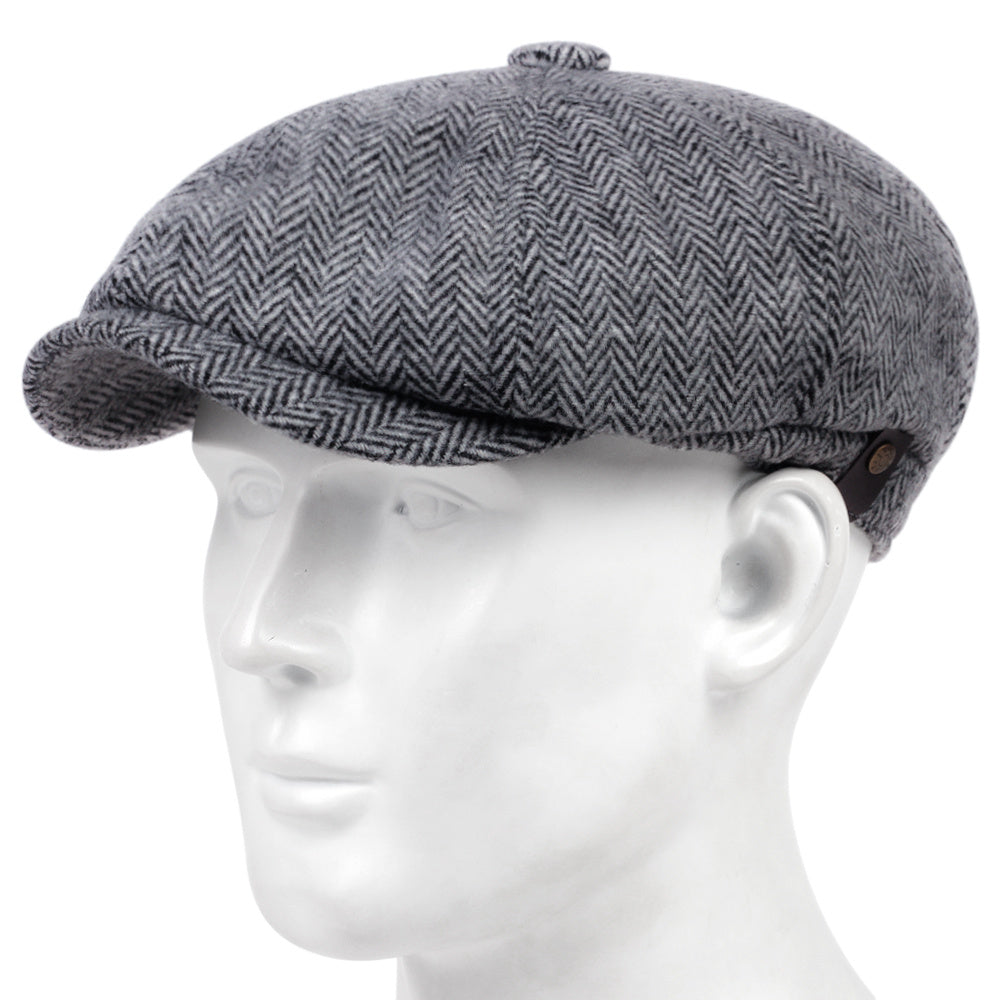 Fluffy Newspaper Men's Beret in 3 Colors