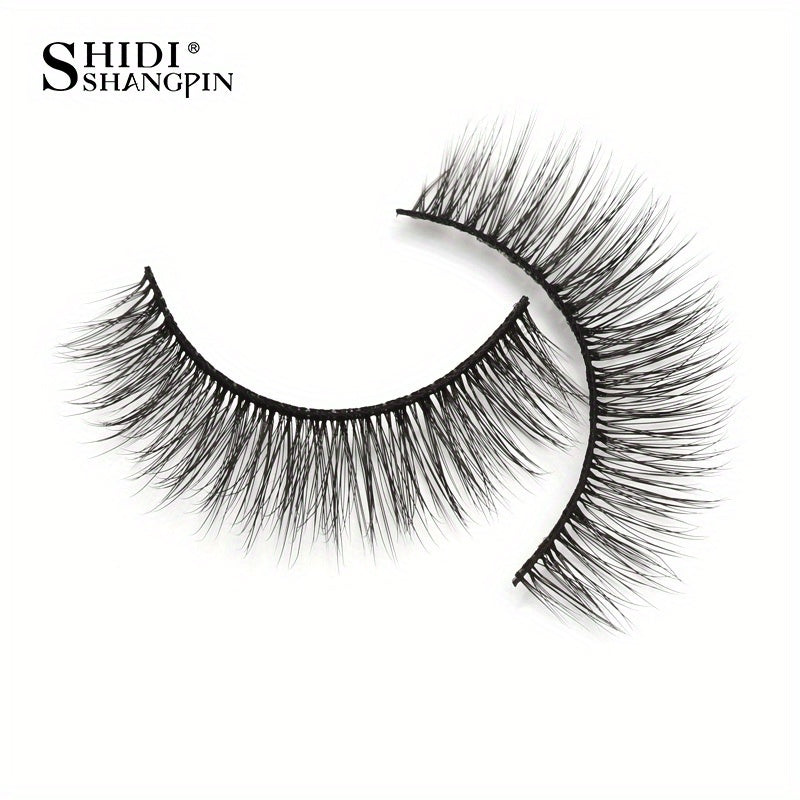 10 Pairs Soft & Natural 3D Mink False Eyelashes for Long-Lasting Makeup