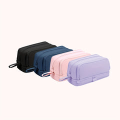 Large Pencil Case 4 Compartments Girls Boys Stationery Organizer Women Men
