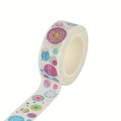Christmas Washi Tape Colorful Snowflake Round Pattern Decorative Tape