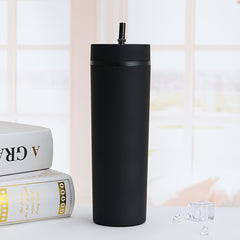 Large Capacity Acrylic Water Bottle with Straw for Travel