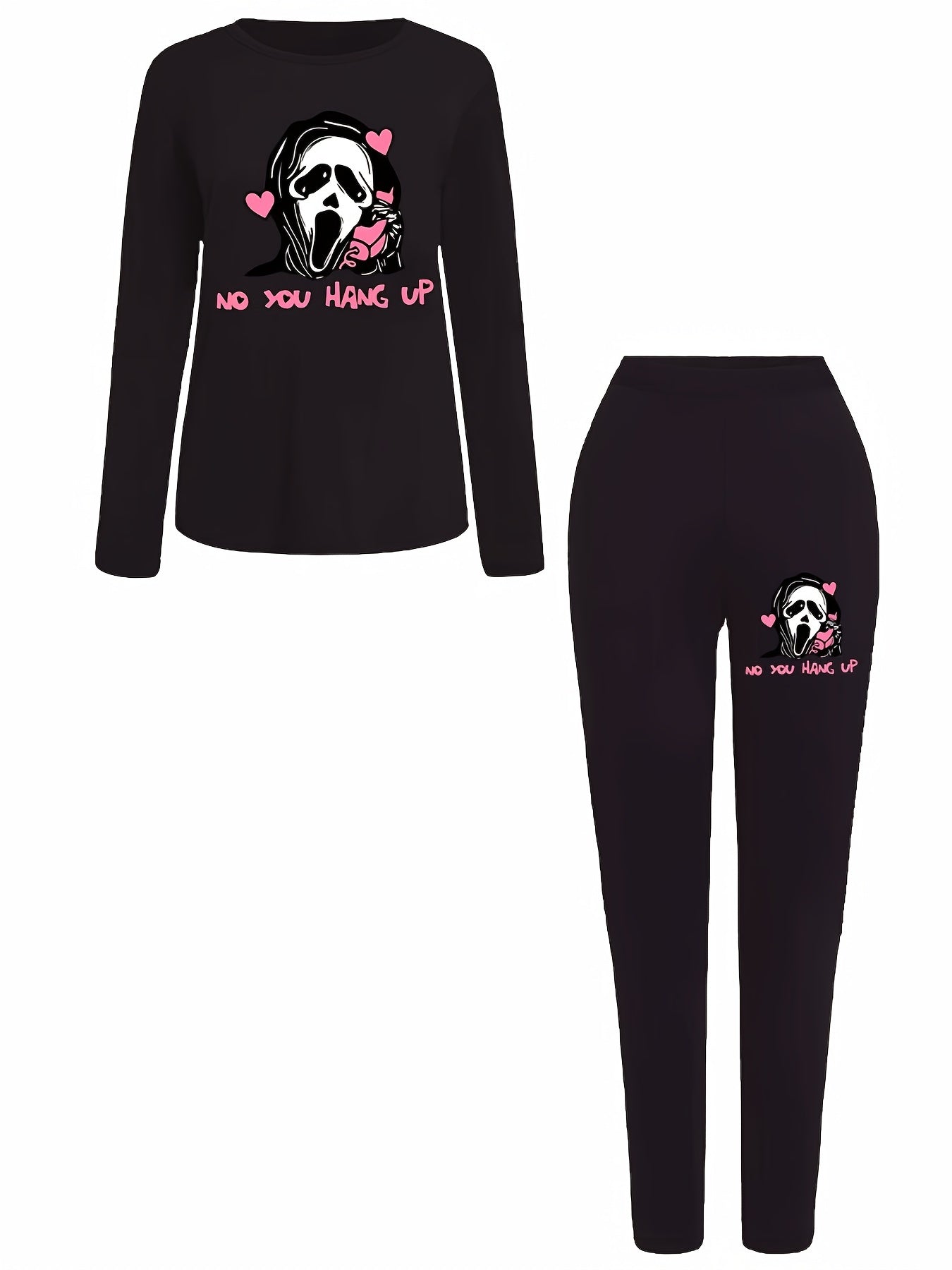 Halloween Matching Set Long Sleeve T-shirt & Leggings