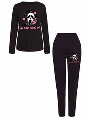 Halloween Matching Set Long Sleeve T-shirt & Leggings