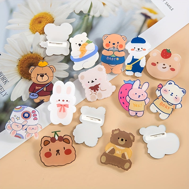 Acrylic Cartoon Brooch Children's Party Favor