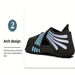 Yoga Socks Toeless Non Slip Grips Pilates Barre Ballet Bikram