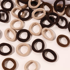 100pcs Hair Elastics Ties Thick Stretchy Rubber Band