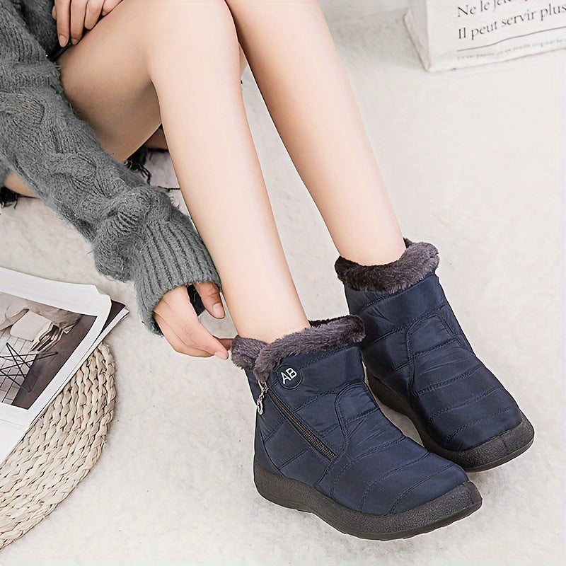 Winter Women's Snow Boots Waterproof Warm Lightweight Booties