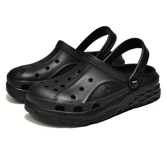 Men's Clog Sandals with Strap Casual Outdoor Walking Shoes