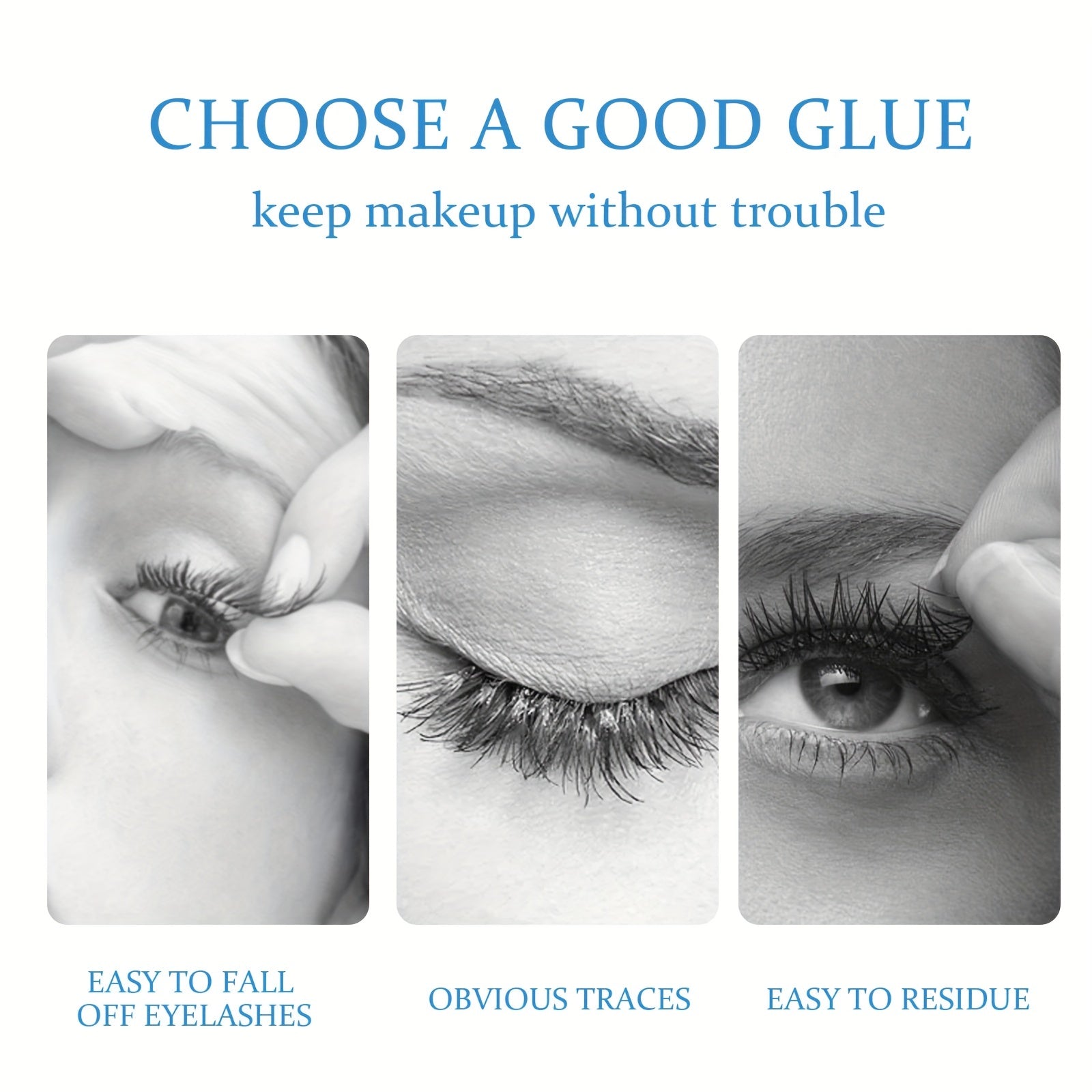 Gentle False Eyelash Glue for Light Self Adhesion