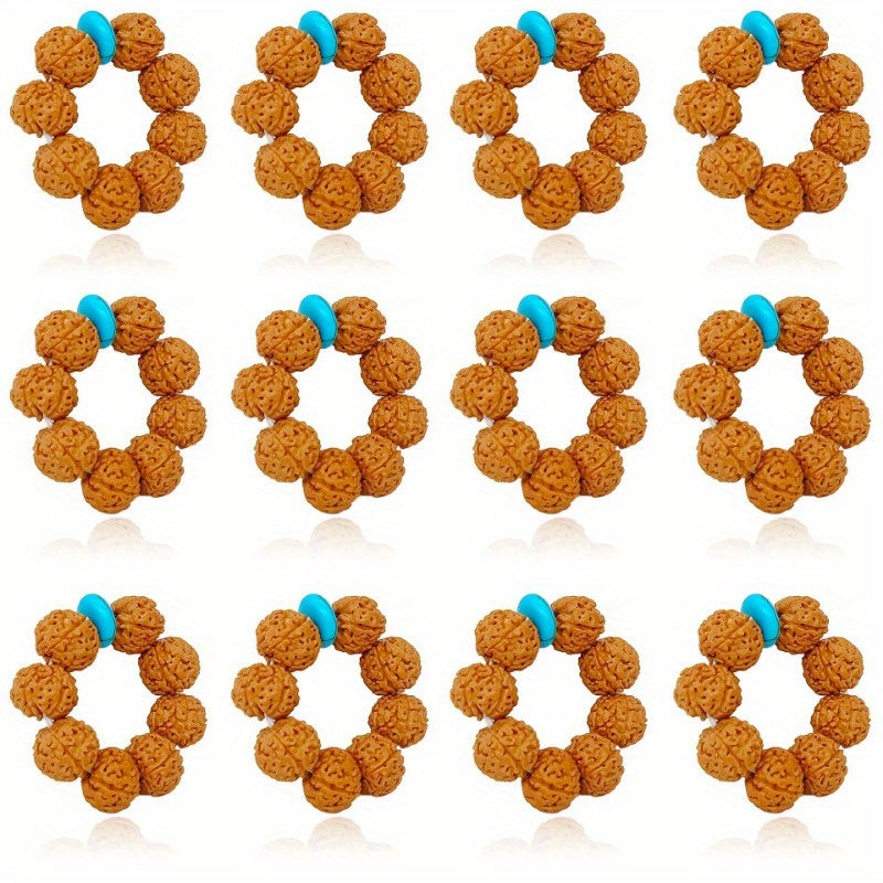 Finger Winding Ring Brown Fuzzy Texture Fidget Toy for Relax & Stress