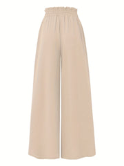  Wide Leg Trousers With Pockets