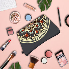 National Style Floral Print Toiletry Travel Bag