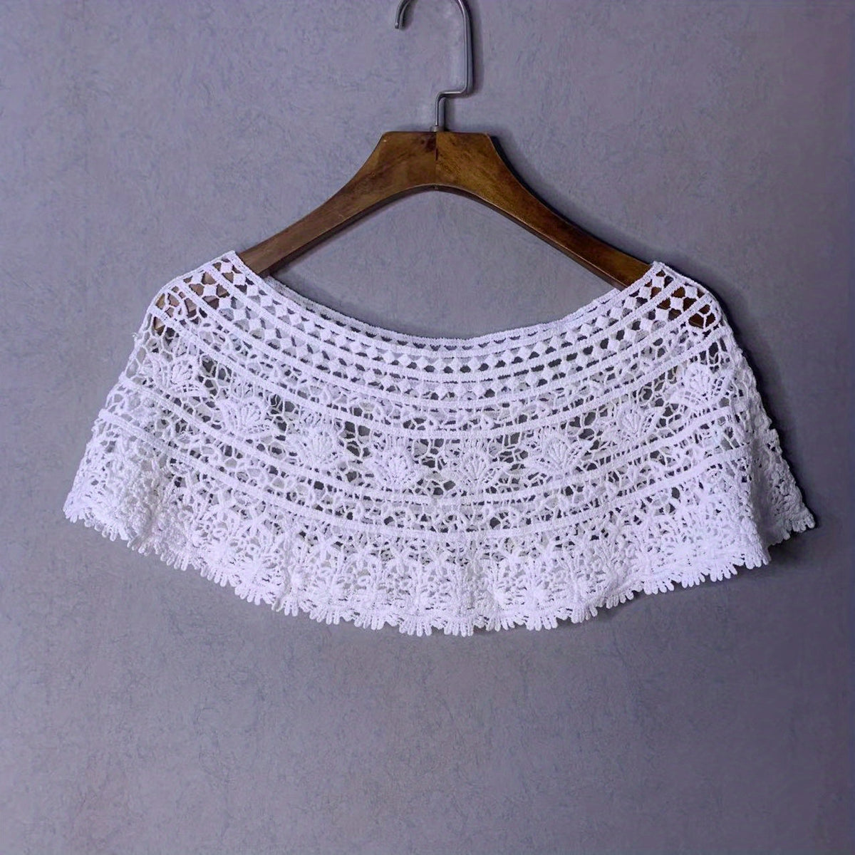 Vintage Hollow Out Shawl for Party Prom Wedding Bridal