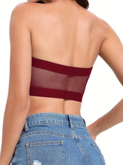 Strapless Bandeau Bra Comfy & Breathable Stretch Everyday Bra