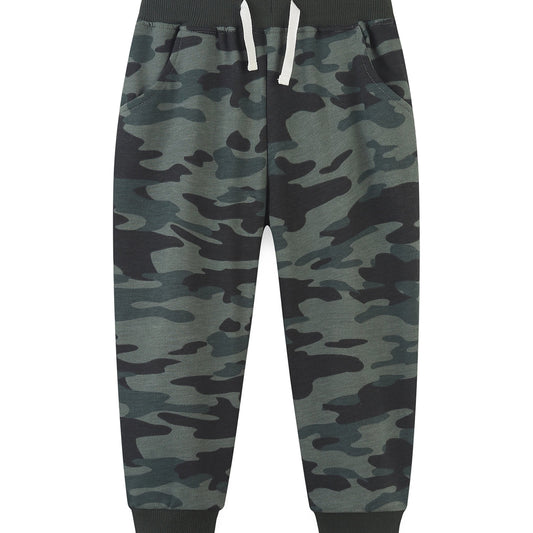Boys Camo Active Sweatpants Breathable Jogger Sports Pants