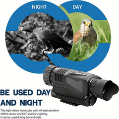 HD Monocular Night Vision 8X Zoom 32GB Memory Card - Camping Fish