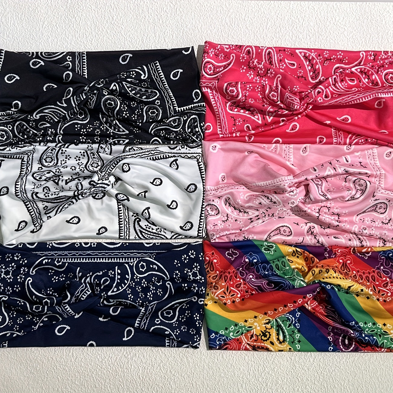 3pcs Boho Style Headband Sports Yoga Fitness Running Bandana