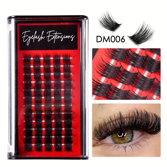DIY Cluster Lashes Thick False Eyelashes Self Grafting Extension