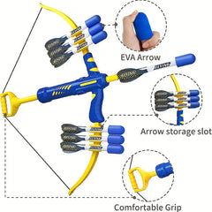 Kids Bow and Arrow Set for Ages 2-4 Range 10 Arrows 2 Archers 20 Foam Darts