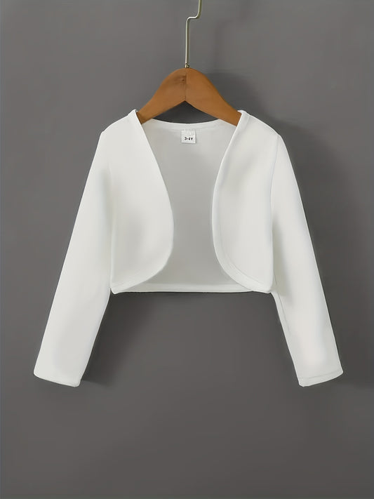Stylish Open Front Crop Jacket for Women
