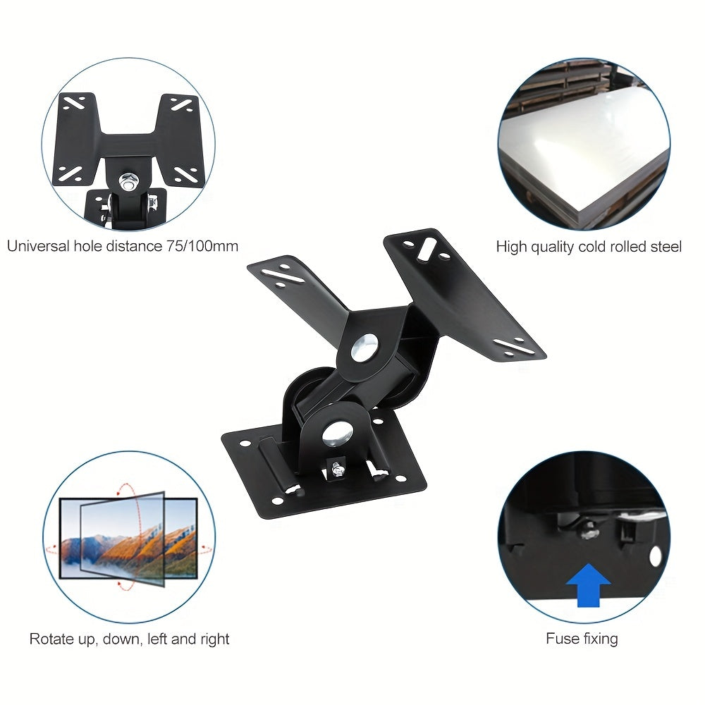 Universal Adjustable TV Wall Mount Bracket Support 180 Degrees Rotation