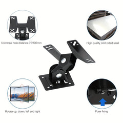 Universal Adjustable TV Wall Mount Bracket Support 180 Degrees Rotation