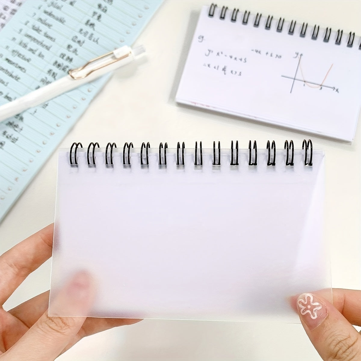 100 Page Spiral Notebook for Students and Office Use