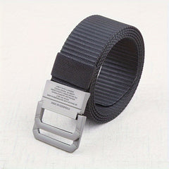 Men's Canvas Belt Alloy Buckle Casual Outdoor Belt
