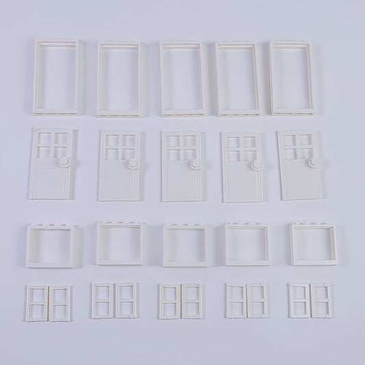 Building Blocks 25pcs Windows Doors DIY Toys City Friends Blocks Parts House