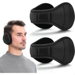 Aigra Men'S Winter Folding Ear Muffs Plush Lining Warm Head Protection