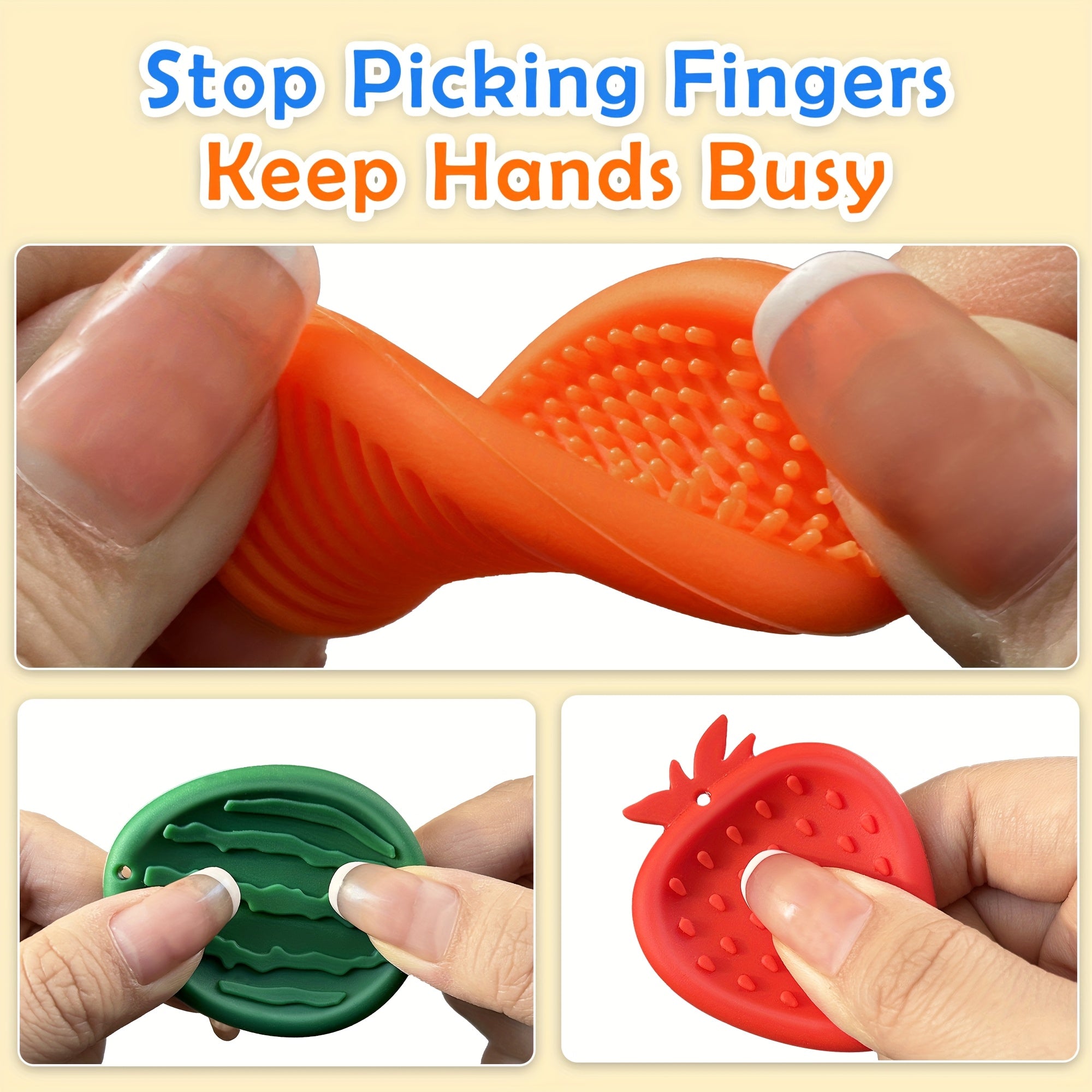 Awoo Silicone Sensory Fidget Toy for Anxiety Relief