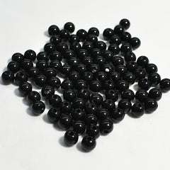 500pcs 4mm 20mm Round Solid Energy Beads Small Hole for Jewelry Making