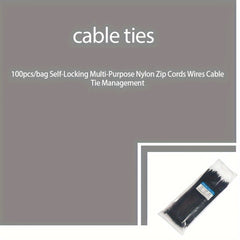 100pcs Self Locking Cable Tie With Binding Size Plastic And Binding Tape