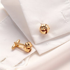 Fried Dough Twists Cufflinks Sleeve Nails Hollow Out Fashionable Men's Cufflinks