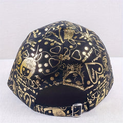 Hot Stamp Graffiti Baseball Cap Solid Sun Hat Hip Hop Dad Hats For Women