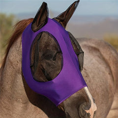 Horse Mask Anti Fly Worms Breathable Mesh Eye Cover
