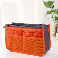 Travel Toiletry Bag Double Zipper Organizer Lightweight Hand Washable