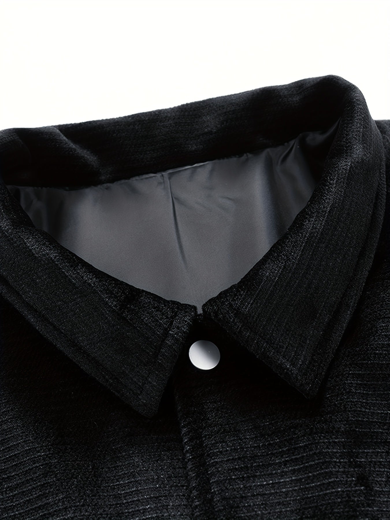 Men's Casual Lapel Button Up Jacket Coat For Spring Fall