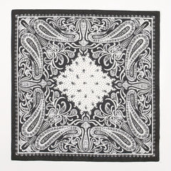 Paisley Print Bandana Silk Square Scarf Neckerchief Head Wrap