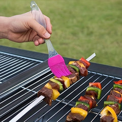 6pcs Silicone Portable Barbecue Baked Food Brush Kitchen Pancake Brush